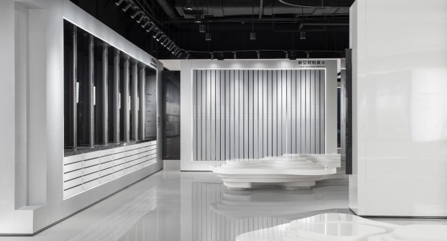 合肥布品展廳裝修設(shè)計(jì)方案效果圖-合肥博妍裝飾公司