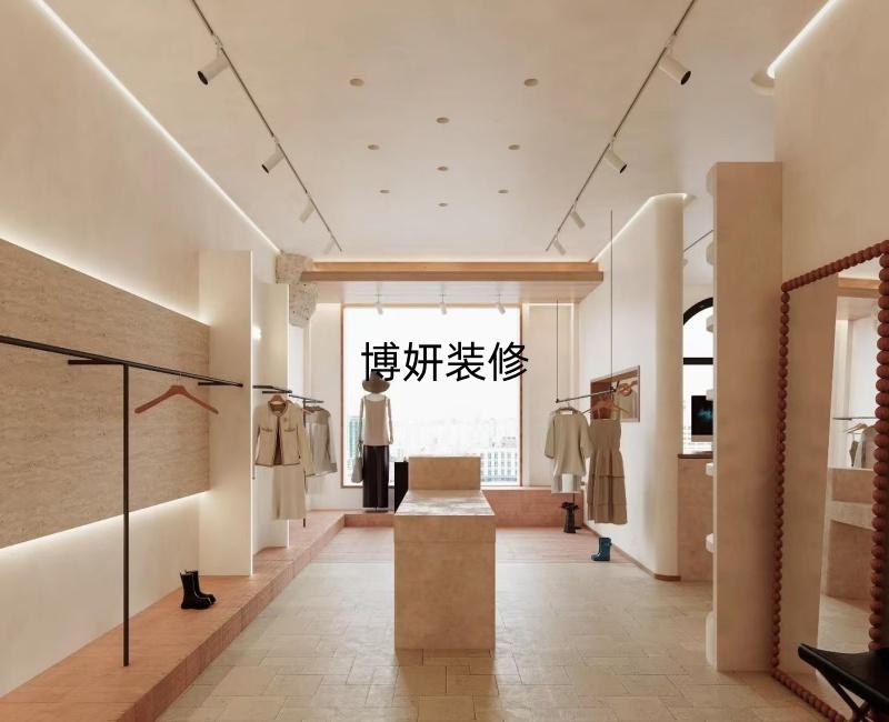 合肥女裝店裝修設(shè)計 | 邂逅「裸感」美學(xué)女裝店，沉浸式逛買治愈時刻