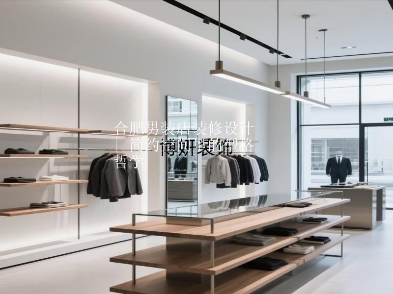 合肥男裝店裝修設計 | 簡約空間里的型格哲學
