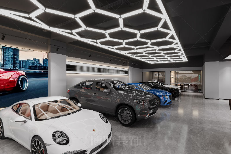 汽車(chē)展廳裝修設(shè)計(jì)方案效果圖-博妍裝飾公司